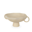 Radka Beige Textured Large Metal Decorative Bowl - Default Title