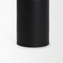 Qamra Tall Black Metal Pillar Candle Holder - Default Title