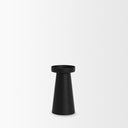 Quadir Short Matte Black Metal Candle Holder - Default Title