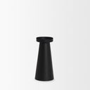 Quadir Medium Matte Black Metal Candle Holder - Default Title
