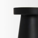 Quadir Medium Matte Black Metal Candle Holder - Default Title