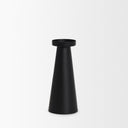 Quadir Tall Matte Black Metal Candle Holder - Default Title