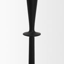 Qwin Matte Black Cast Aluminum Short Candle Holder - Default Title