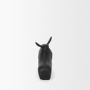 Radu Small Matte Black Metal Bull Decorative Object - Default Title