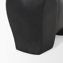 Radu Large Matte Black Metal Bull Decorative Object - Default Title