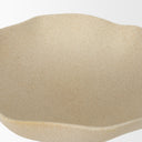 Radka Beige Textured Large Metal Decorative Bowl - Default Title