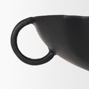 Radka Large Matte Black Metal Decorative Bowl - Default Title