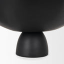 Radka Large Matte Black Metal Decorative Bowl - Default Title