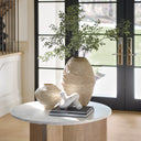 Rundal Large Beige Paper Mache Vase - Default Title