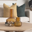 Jolene Tall Amber Glass Vase - Default Title