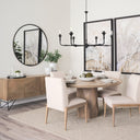 Fitzgerald 60 Light Brown Wood Dining Table - Default Title