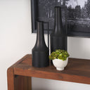 Aubrey Small 140H Black Iron Flower Vase - Default Title