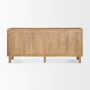 Heera Light Brown Diamond w Shelf Motif Sideboard - Default Title