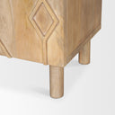 Heera Light Brown Diamond w Shelf Motif Sideboard - Default Title