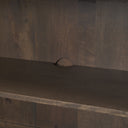 Heera Dark Brown Diamond Motif w Shelf Sideboard - Default Title