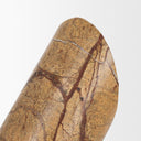 Rahima Brown Forest Marble Angled Bookends - Default Title