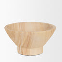 Ramira Beige Sandstone Decorative Pedestal Bowl - Default Title