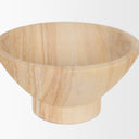 Ramira Beige Sandstone Decorative Pedestal Bowl - Default Title