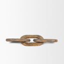 Reinir Red-Brown Marble Chain Link Decorative Object - Default Title