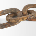 Reinir Red-Brown Marble Chain Link Decorative Object - Default Title