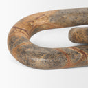 Reinir Red-Brown Marble Chain Link Decorative Object - Default Title