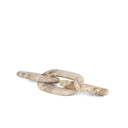 Reinir Beige Marble Chain Link Decorative Object - Default Title