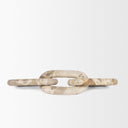Reinir Beige Marble Chain Link Decorative Object - Default Title