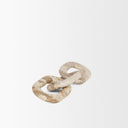 Reinir Beige Marble Chain Link Decorative Object - Default Title