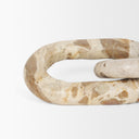Reinir Beige Marble Chain Link Decorative Object - Default Title