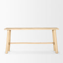 Sekou Light Brown Wooden Craftsman Console Table - Default Title