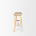 Sekou Light Brown Wooden Craftsman Console Table - Default Title