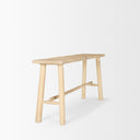 Sekou Light Brown Wooden Craftsman Console Table - Default Title