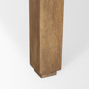 Sapphira Brown Wood Tapered Top Console Table - Default Title