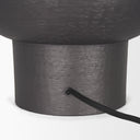 Salaah Black Brushed Metal w Beige Shade Table Lamp - Default Title