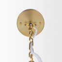 Saliha Cane w Brass Metal Pendant Light - Default Title