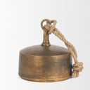Quincy Large Gold Metal Decorative Bell Object - Default Title