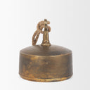 Quincy Large Gold Metal Decorative Bell Object - Default Title