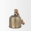 Quincy Medium Gold Metal Decorative Bell Object - Default Title