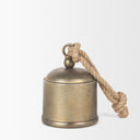 Quincy Medium Gold Metal Decorative Bell Object - Default Title
