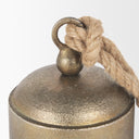 Quincy Medium Gold Metal Decorative Bell Object - Default Title