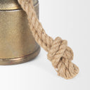 Quincy Medium Gold Metal Decorative Bell Object - Default Title