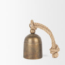 Quincy Small Gold Metal Decorative Bell Object - Default Title