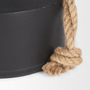 Quincy Large Matte Black Metal Decorative Bell Object - Default Title