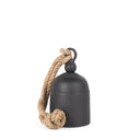 Quincy Small Matte Black Metal Decorative Bell Object - Default Title