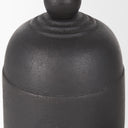Quincy Small Matte Black Metal Decorative Bell Object - Default Title