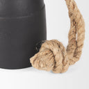 Quincy Small Matte Black Metal Decorative Bell Object - Default Title