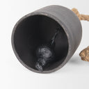 Quincy Small Matte Black Metal Decorative Bell Object - Default Title