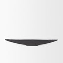 Piero Large Matte Black Metal Decorative Bowl - Default Title