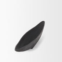 Piero Large Matte Black Metal Decorative Bowl - Default Title