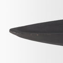 Piero Large Matte Black Metal Decorative Bowl - Default Title